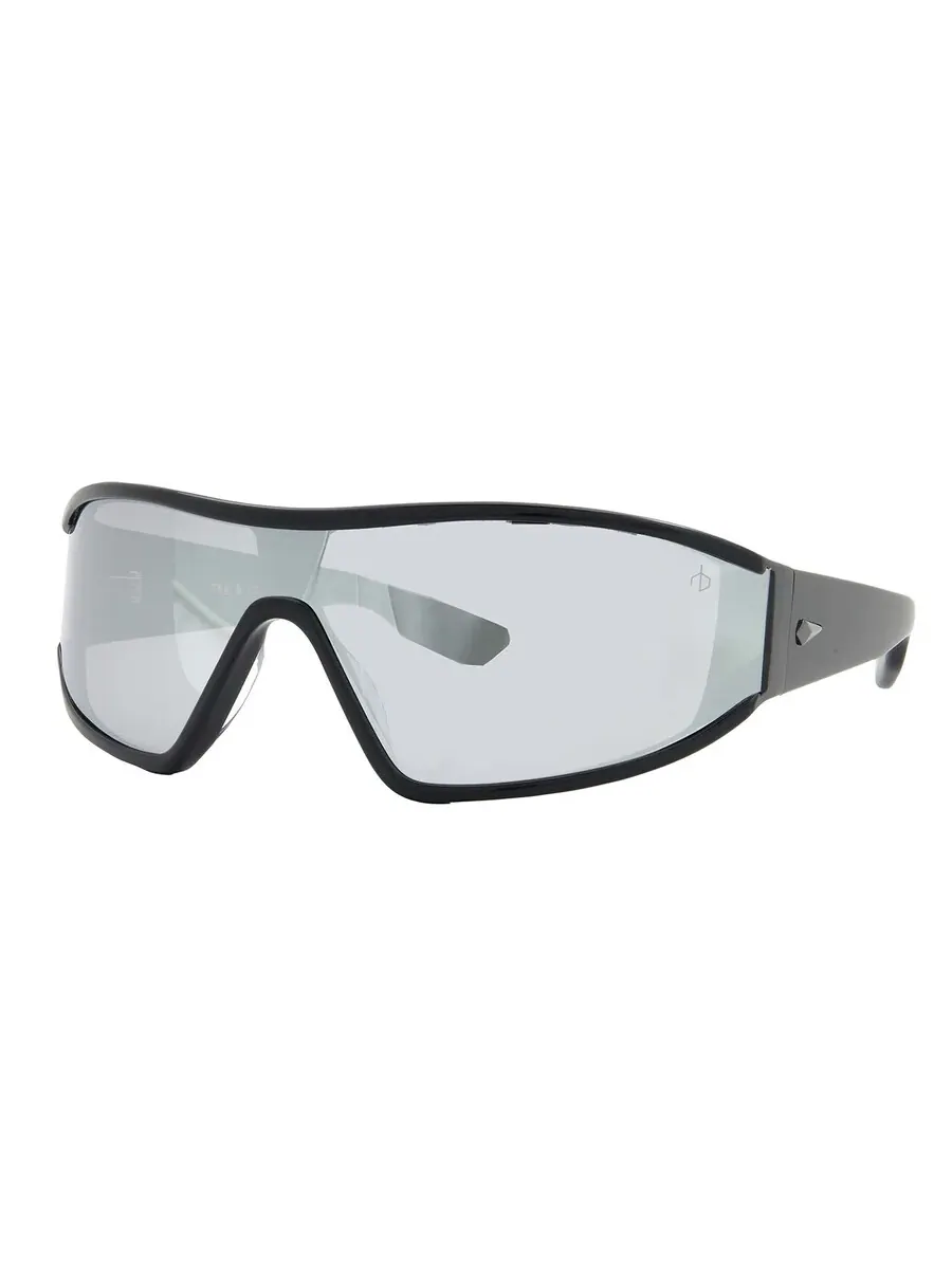 Женские солнцезащитные очки Rag & Bone Silver Shield RNB6003/S 0807/T4 99 Rag And Bone — изображение 2 из 5, серый