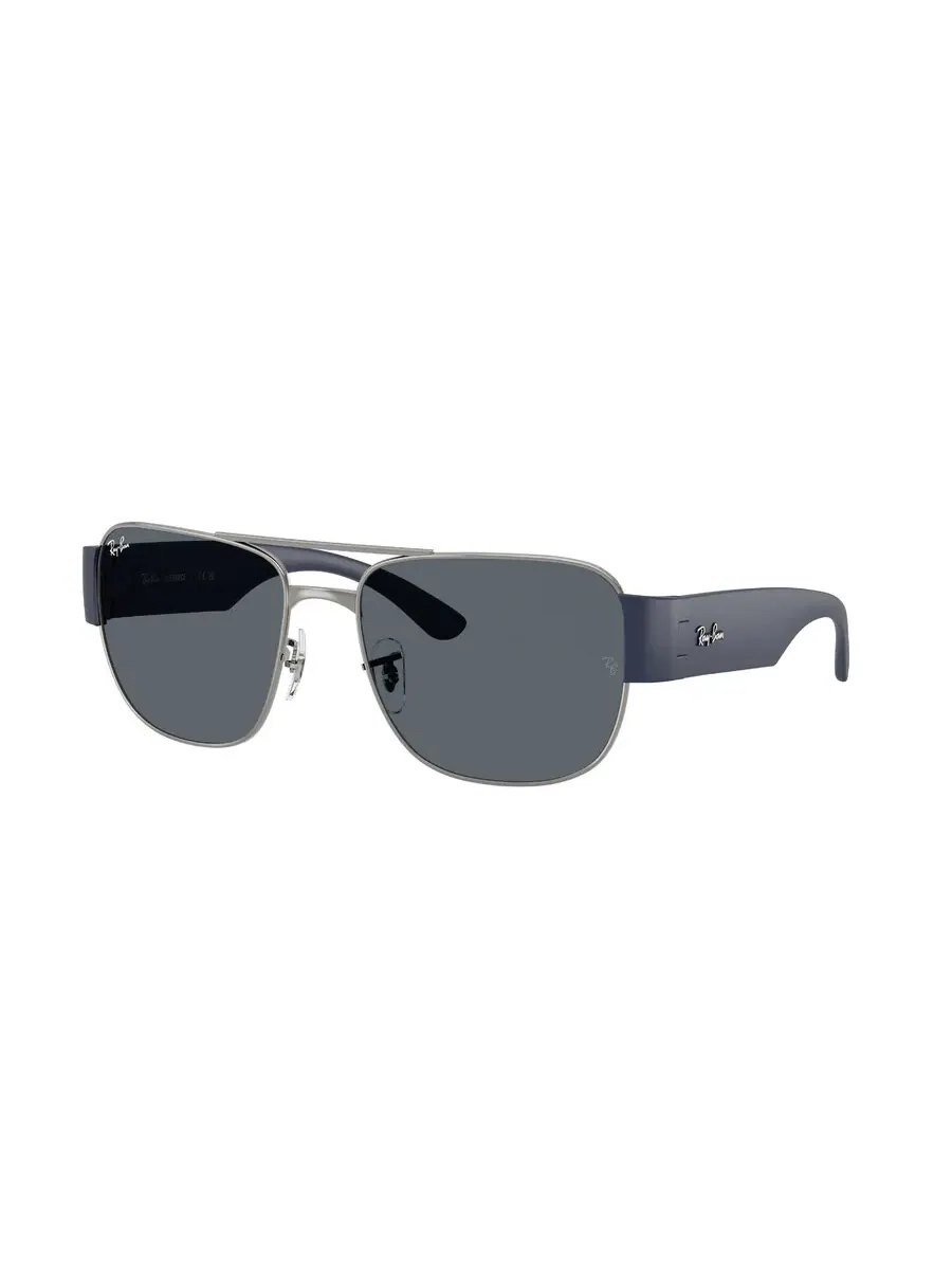 Ray-Ban Солнцезащитные очки Ray Ban Blue Square унисекс RB3756 004/R5 56 — серый