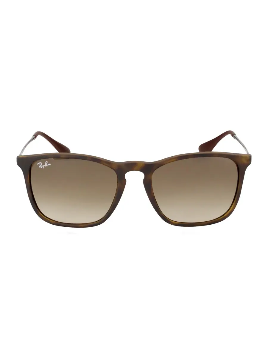 Солнцезащитные очки Ray Ban Chris Brown Gradient Square унисекс RB4187 856/13 54 Ray-Ban — изображение 1 из 4, коричневый