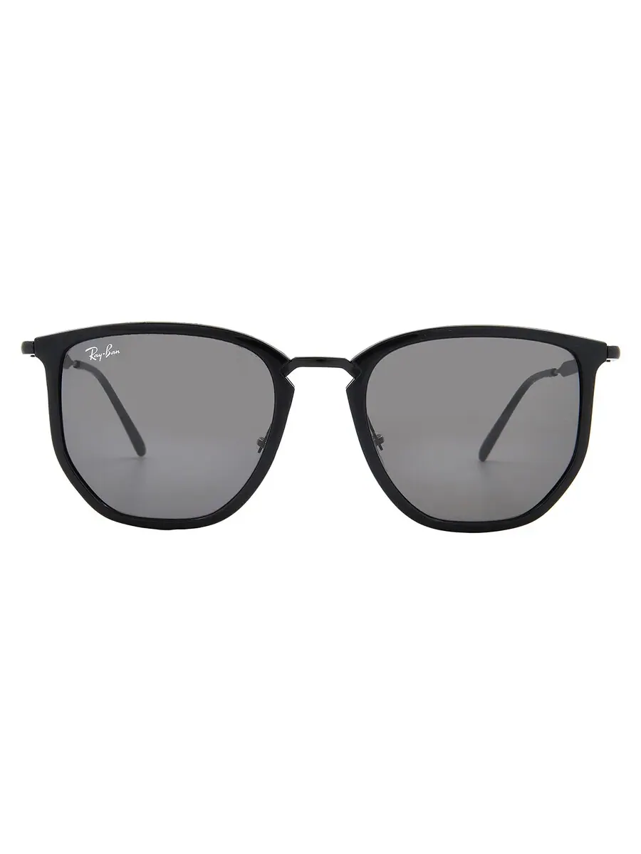 Солнцезащитные очки Ray Ban темно-серые неправильной формы унисекс RB4451 601/B1 53 Ray-Ban — изображение 1 из 5, черный