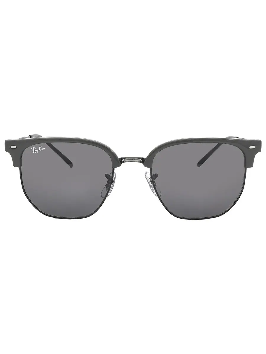 Солнцезащитные очки Ray Ban New Clubmaster темно-серого цвета, унисекс, RB4416 6653B1 53 Ray-Ban — изображение 1 из 6, серый