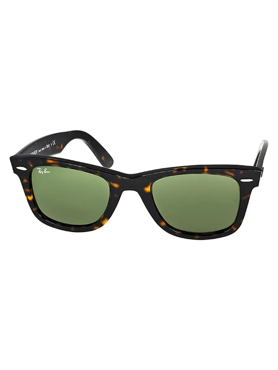 Солнцезащитные очки Ray Ban Original Wayfarer Classic Green Classic G-15 унисекс RB2140 902 50 Ray-Ban — изображение 1 из 5