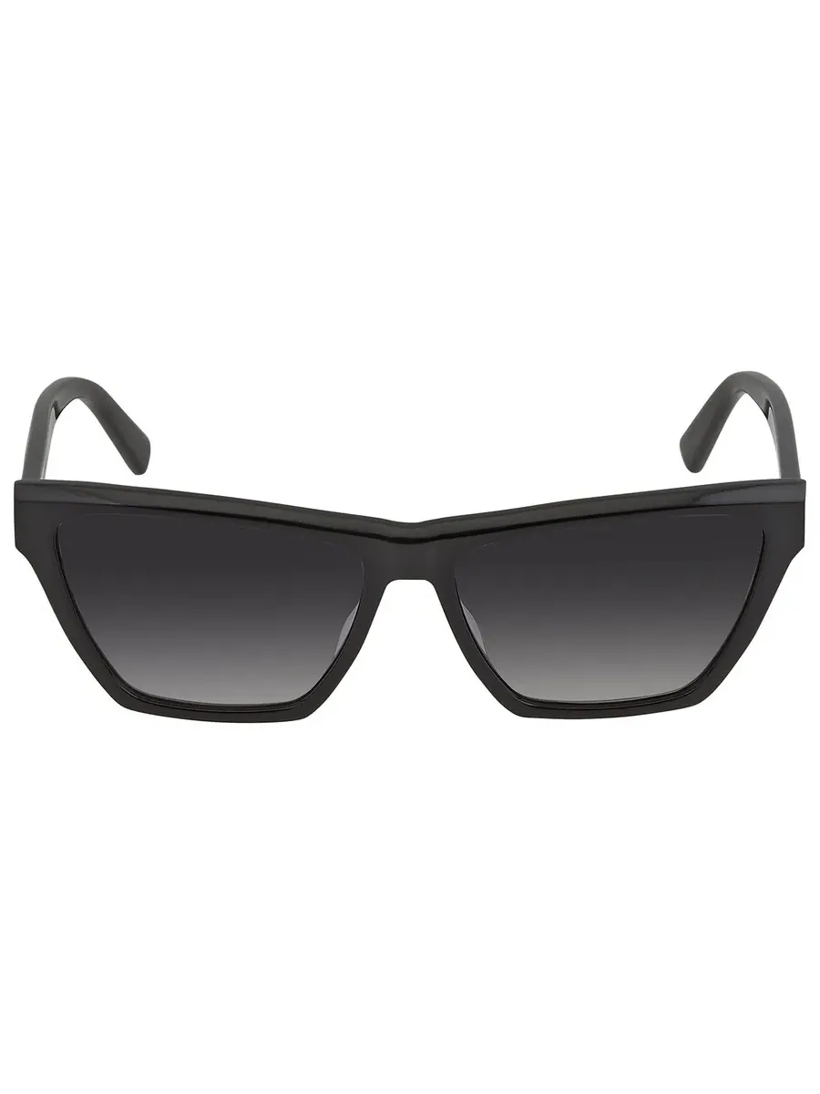 Женские солнцезащитные очки Saint Laurent серого градиента в форме «котячий глаз» SL M103 001 58 — изображение 1 из 4, серый