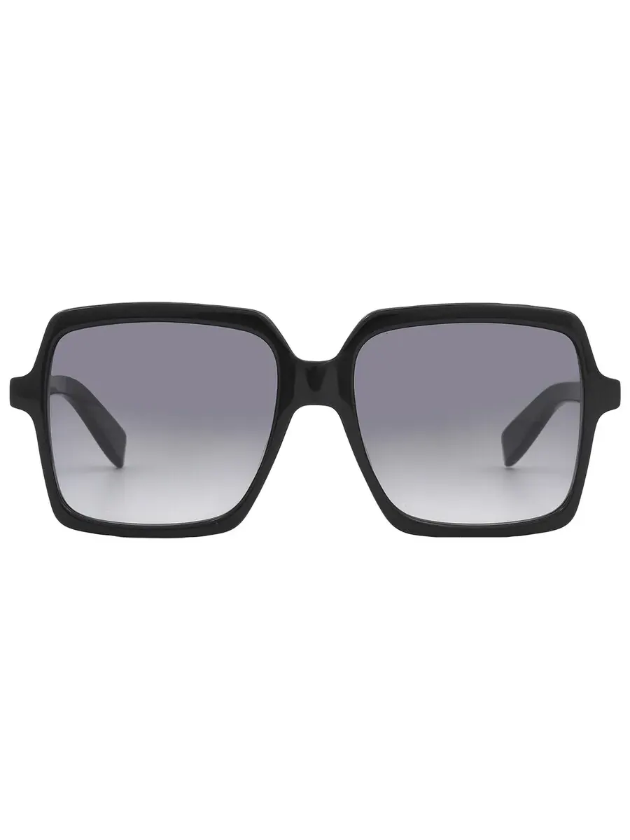 Женские солнцезащитные очки Saint Laurent серого градиента квадратной формы SL 174 001 56 — изображение 1 из 5, серый
