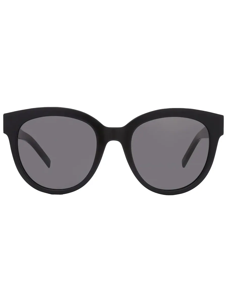 Женские круглые солнцезащитные очки Saint Laurent серого цвета SL M29 003 52 — изображение 1 из 5, серый