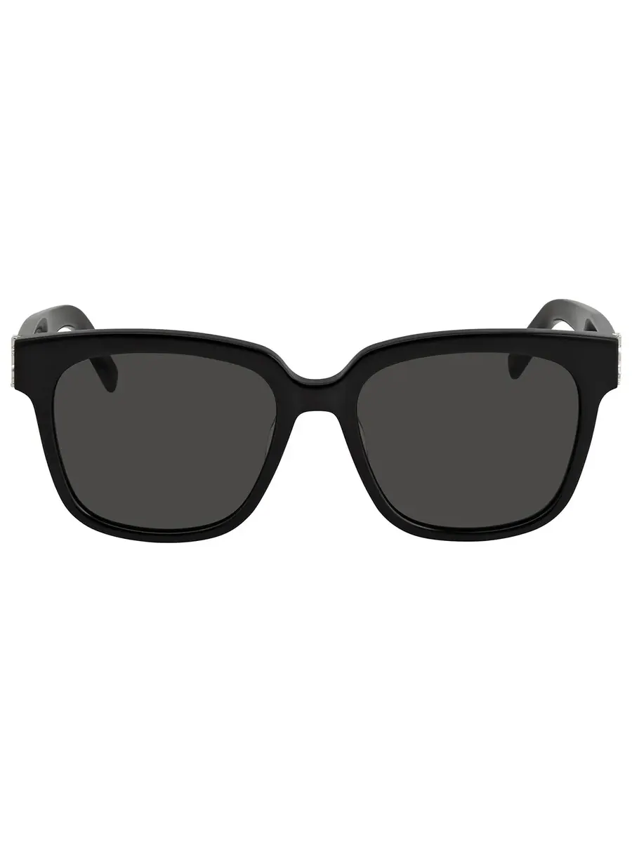 Женские солнцезащитные очки Saint Laurent Grey Square SL M40 003 54 — изображение 1 из 3, серый