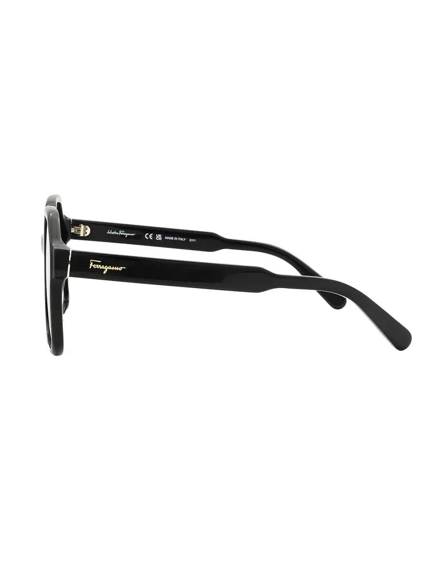Солнцезащитные очки женские Salvatore Ferragamo SF1069S 001 56 серые градиентные квадратные — изображение 4 из 5, черный