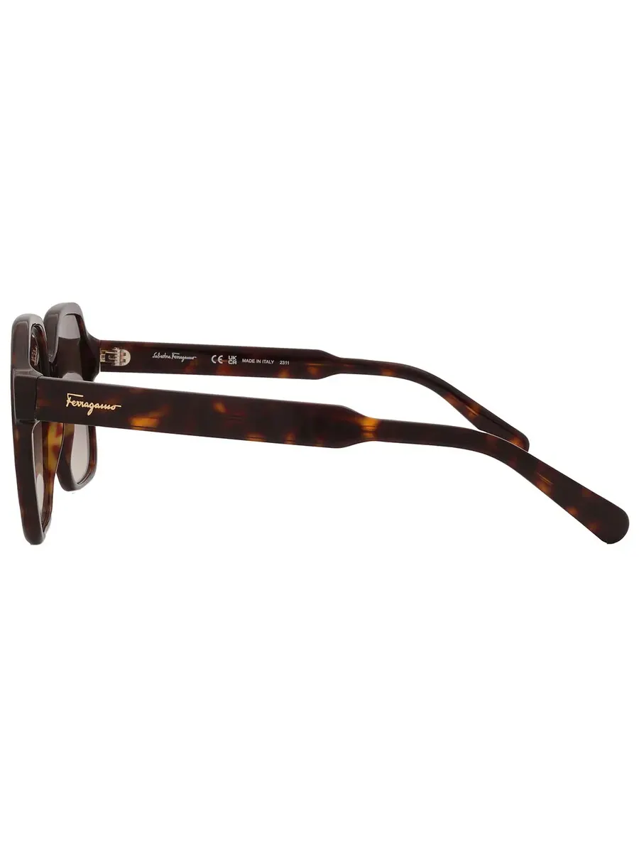 Солнцезащитные очки женские Salvatore Ferragamo SF1069S 242 56 серые градиентные квадратные — изображение 5 из 5, серый