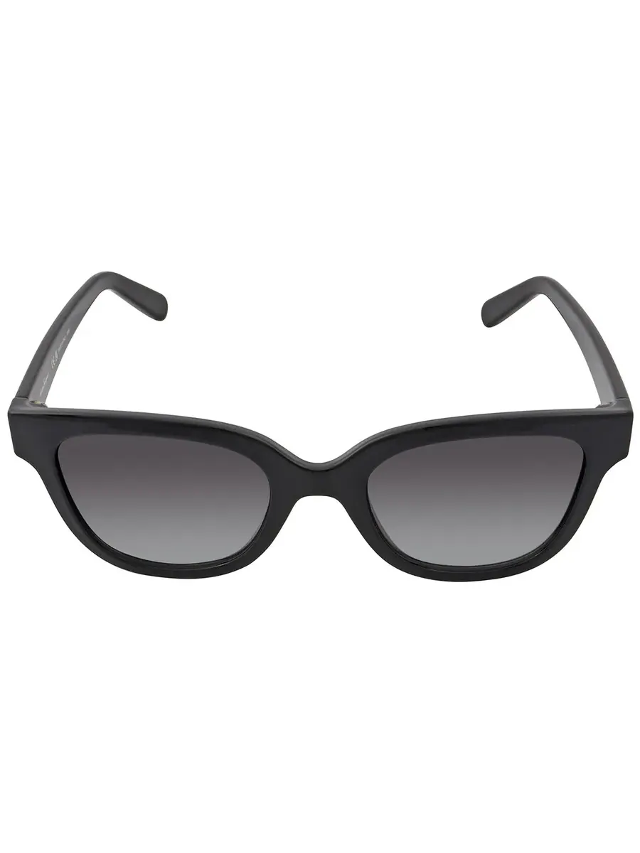 Солнцезащитные очки женские Salvatore Ferragamo Smoke Gradient Square SF1066S 001 52 — изображение 1 из 4, черный