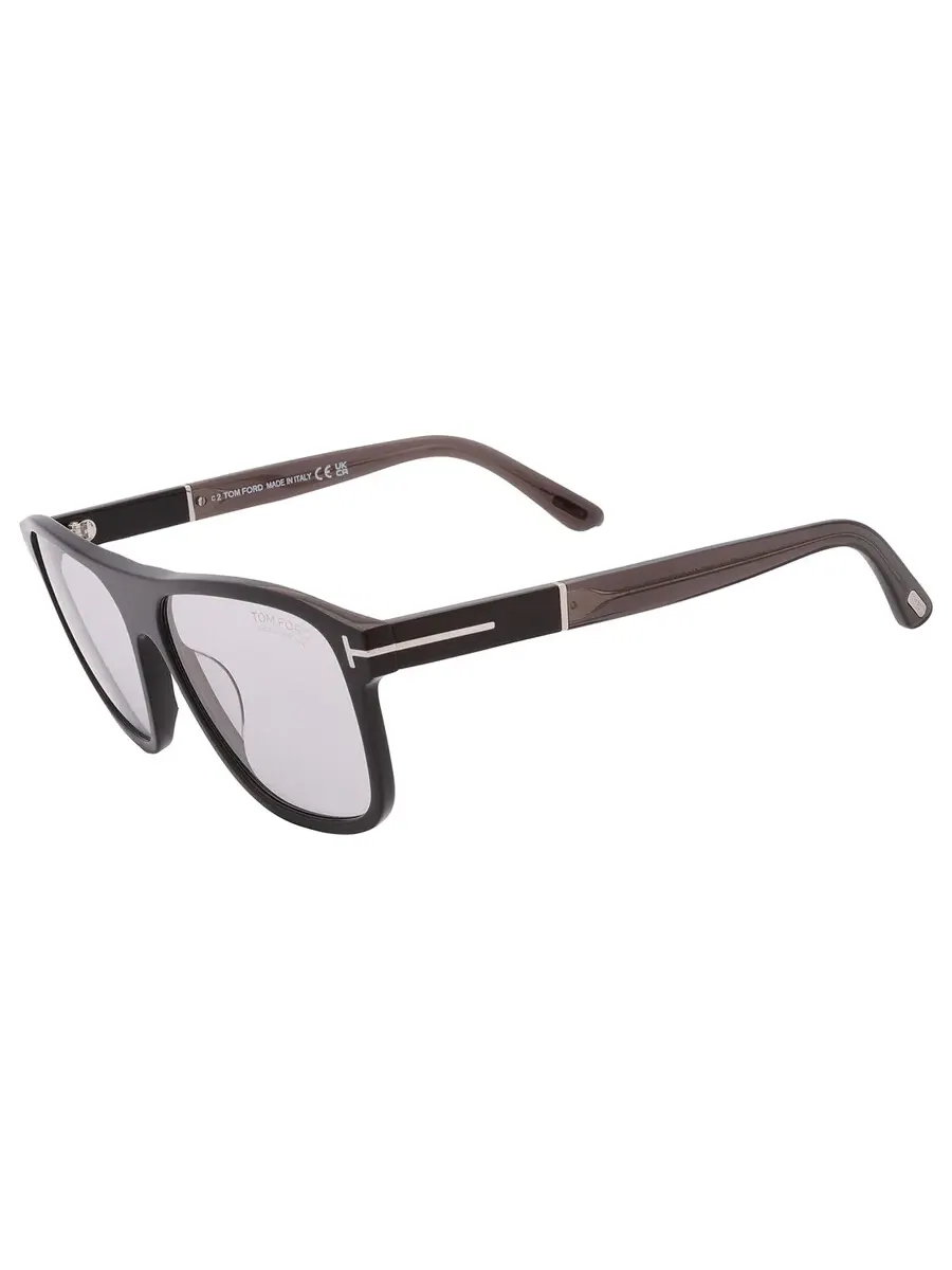 Женские спортивные солнцезащитные очки Tom Ford Frances Smoke FT1081 01A 58 — изображение 4 из 5, серый