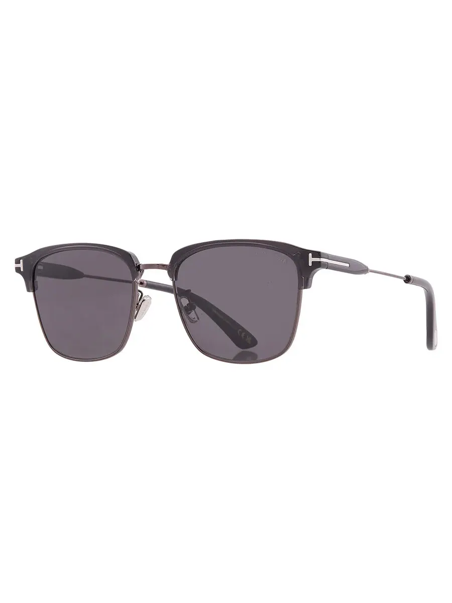 Женские солнцезащитные очки Tom Ford Grey Square FT1242-K 20A 56 — изображение 2 из 4, черный