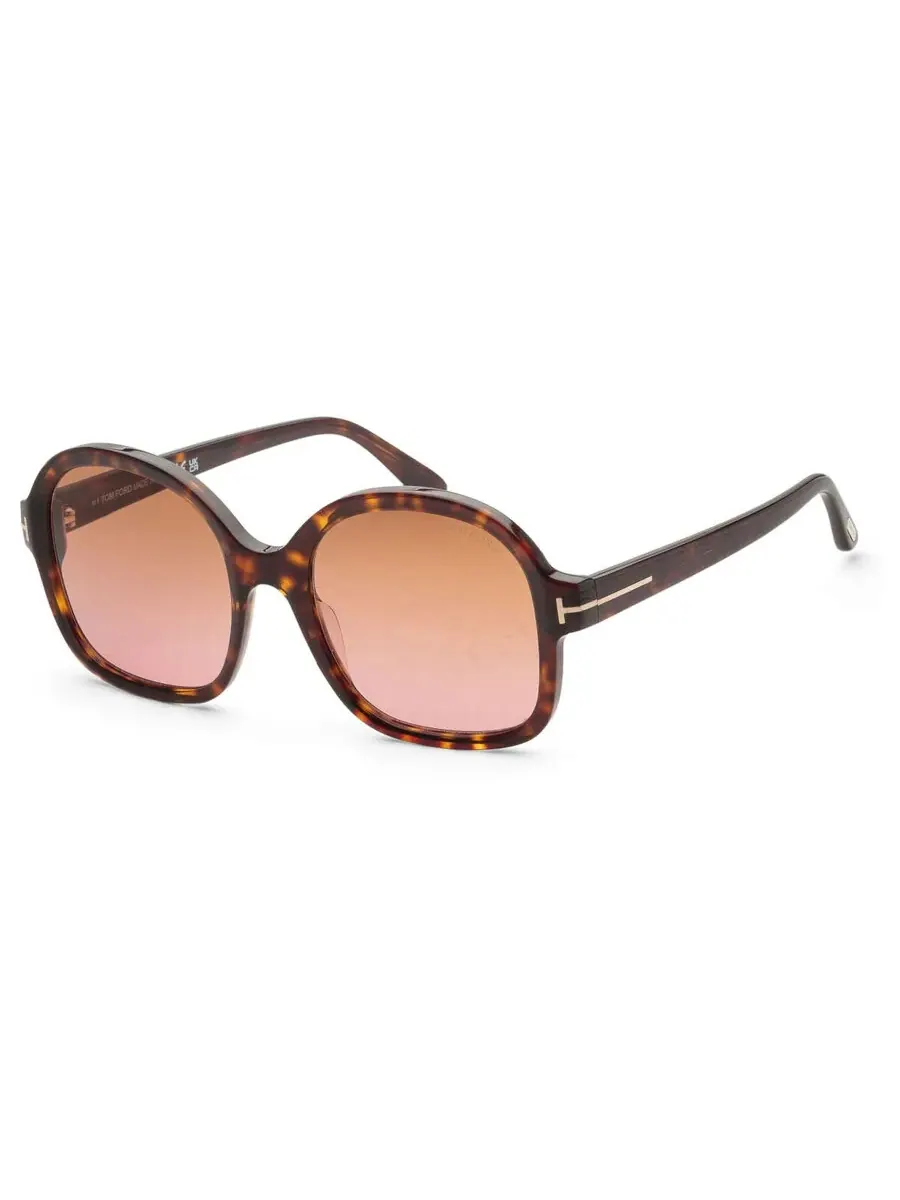 Очки для женщин Tom Ford Hanley Brown Butterfly FT1034 52F 57 — изображение 2 из 3, махагоновый