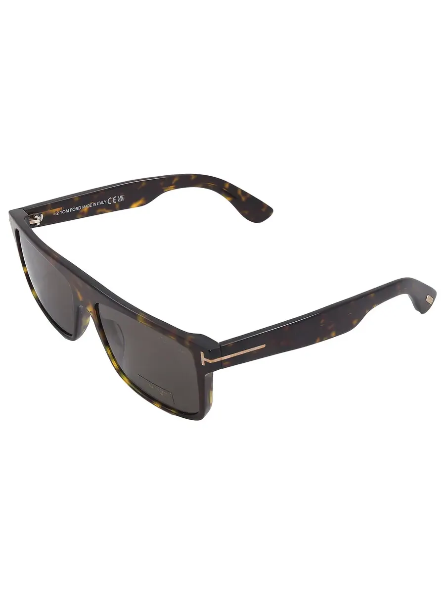 Мужские прямоугольные солнцезащитные очки Tom Ford Philippe Smoke FT0999 52A 58 — изображение 4 из 5, серый
