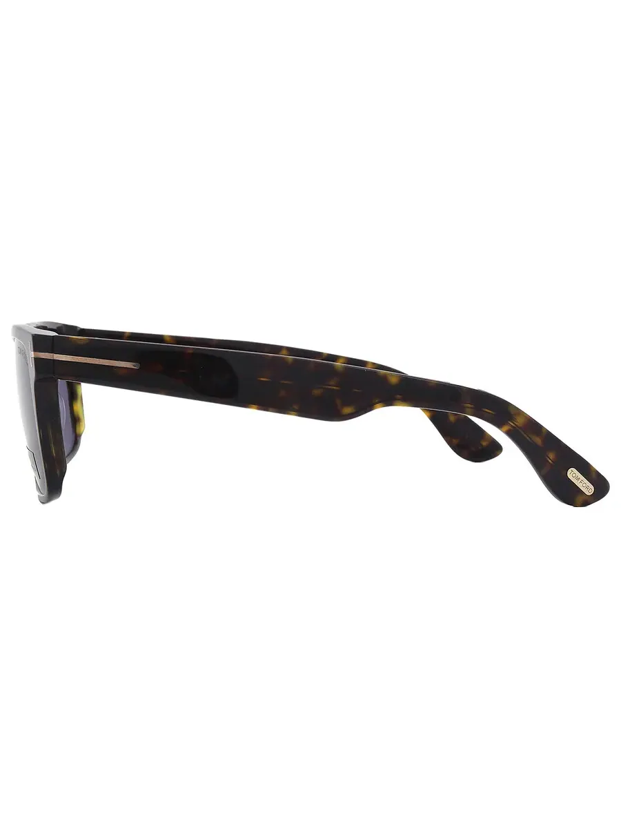 Мужские прямоугольные солнцезащитные очки Tom Ford Philippe Smoke FT0999 52A 58 — изображение 5 из 5, серый