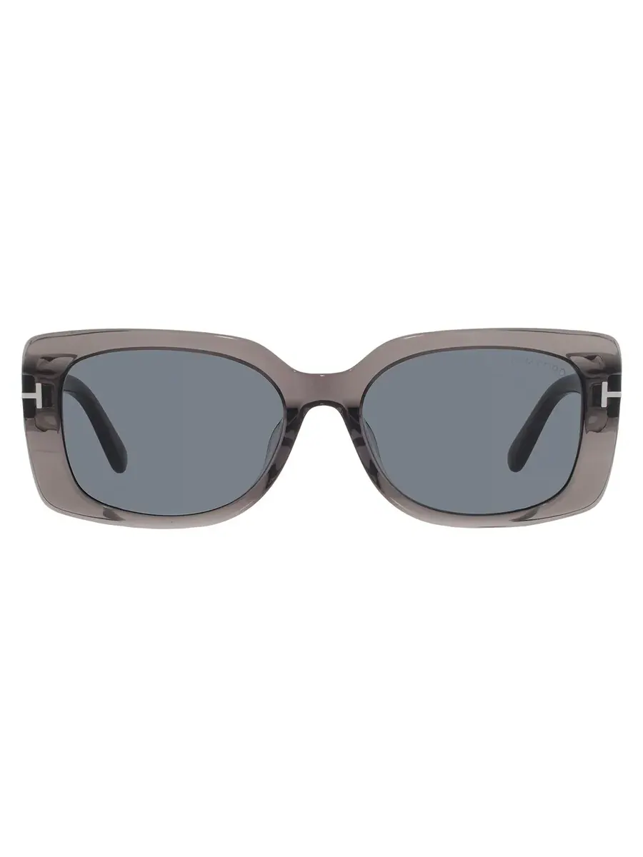 Женские солнцезащитные очки Tom Ford Smoke Square FT1170-K 20A 54 — изображение 1 из 4, серый