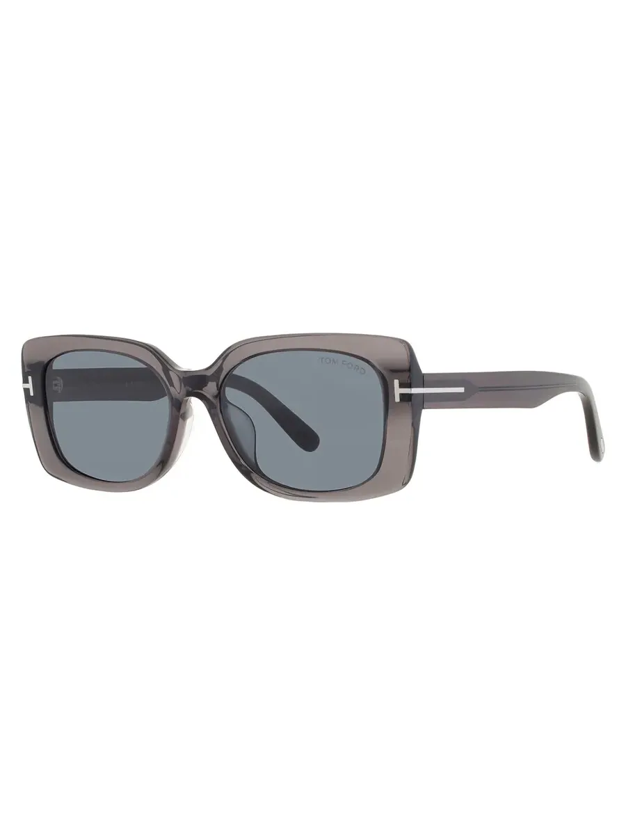 Женские солнцезащитные очки Tom Ford Smoke Square FT1170-K 20A 54 — изображение 2 из 4, серый