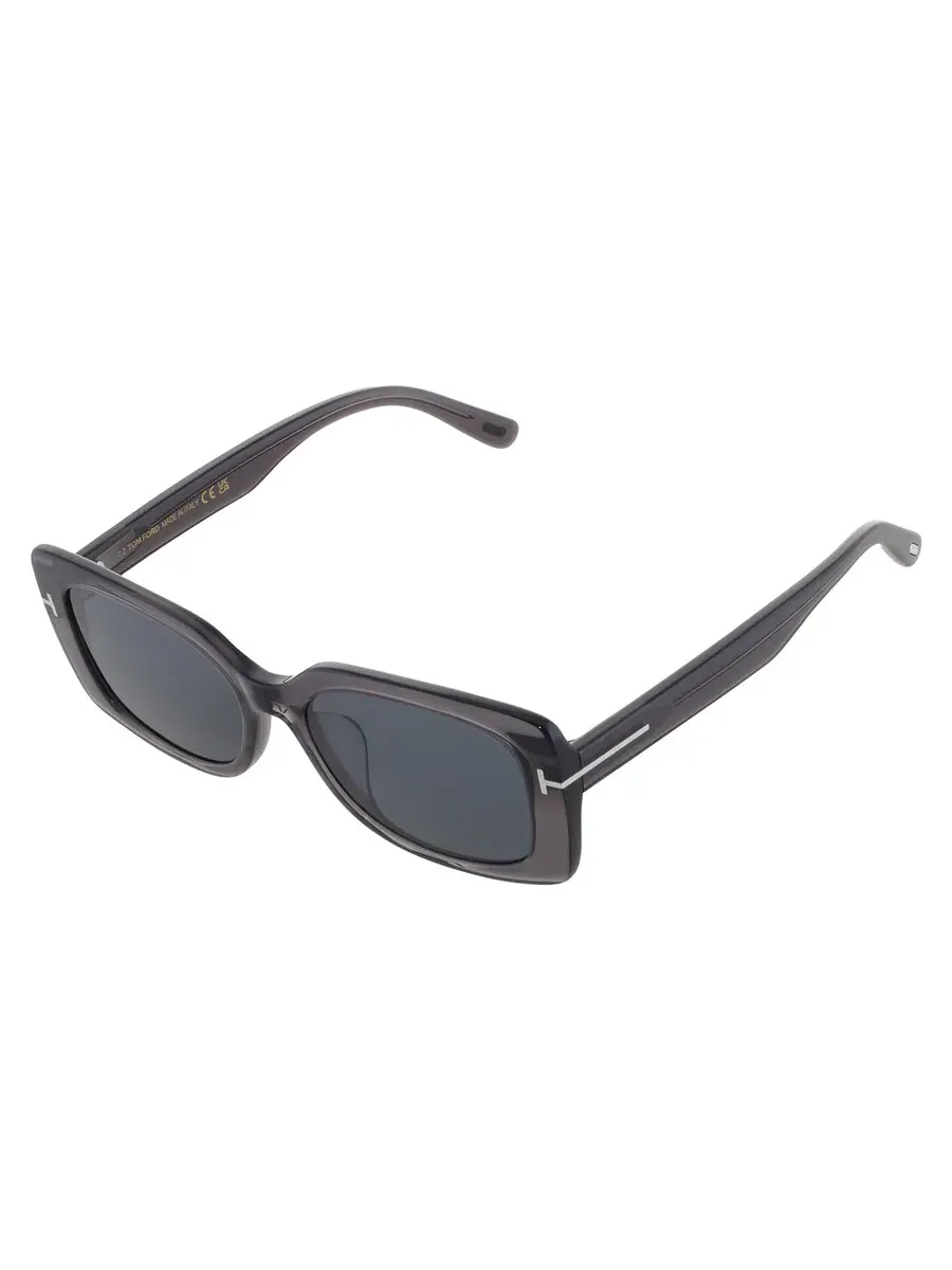 Женские солнцезащитные очки Tom Ford Smoke Square FT1170-K 20A 54 — изображение 3 из 4, серый