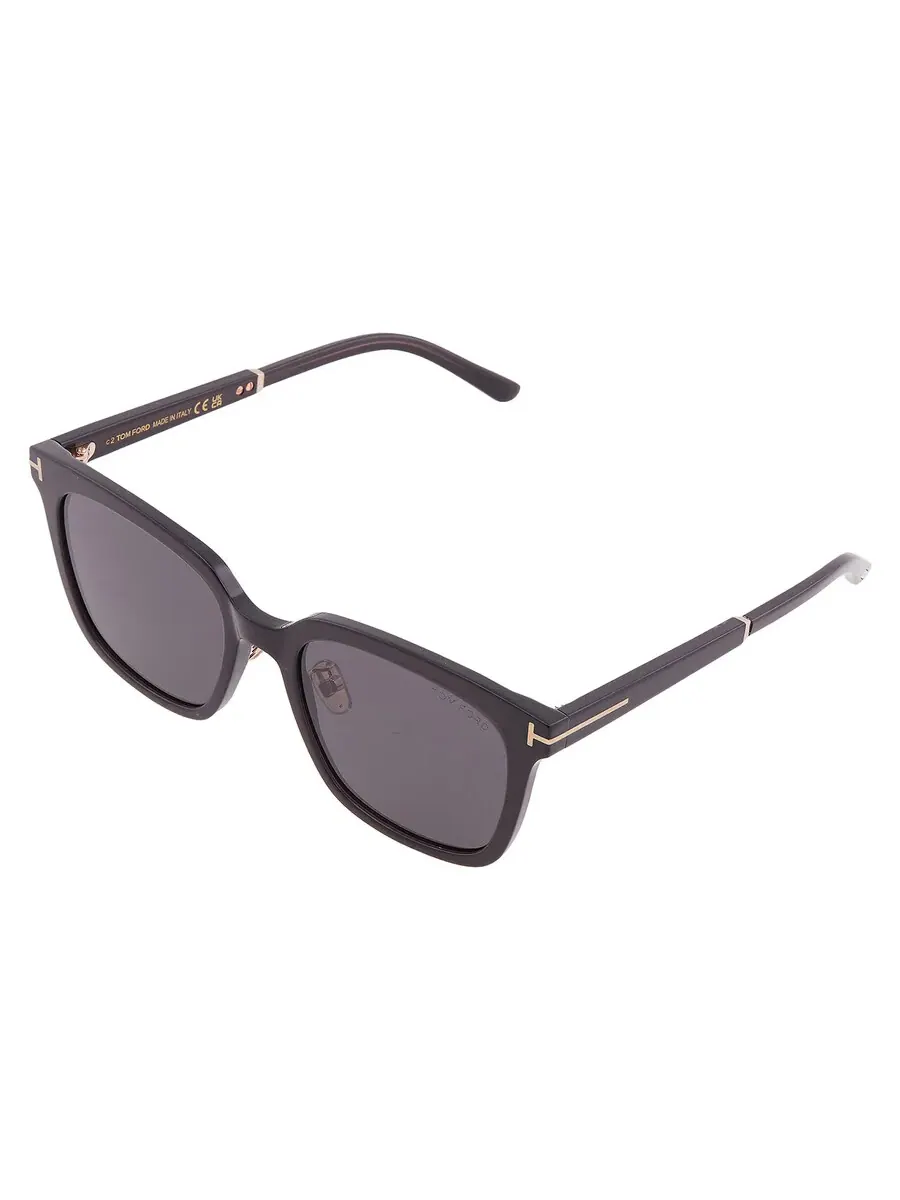 Мужские солнцезащитные очки Tom Ford Smoke Square FT1245-K 20A 56 — изображение 3 из 4, серый