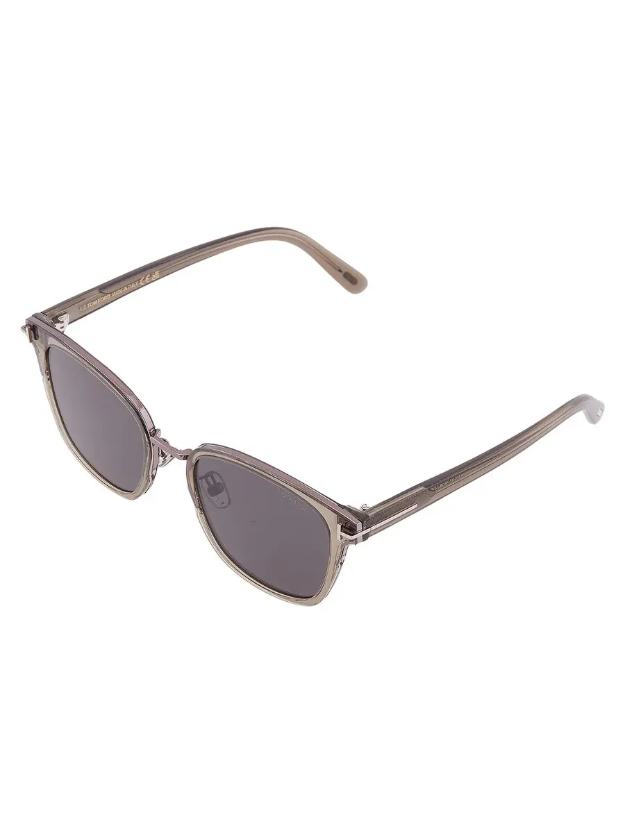 Солнцезащитные очки Tom Ford Smoke Square FT1248-K 96A 55 — изображение 3 из 4, синий