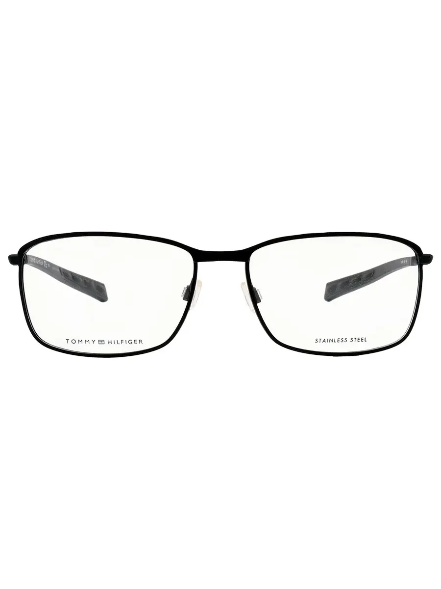Мужские очки Tommy Hilfiger Demo Rectangular TH 1954 0003 56 — изображение 1 из 6, черный