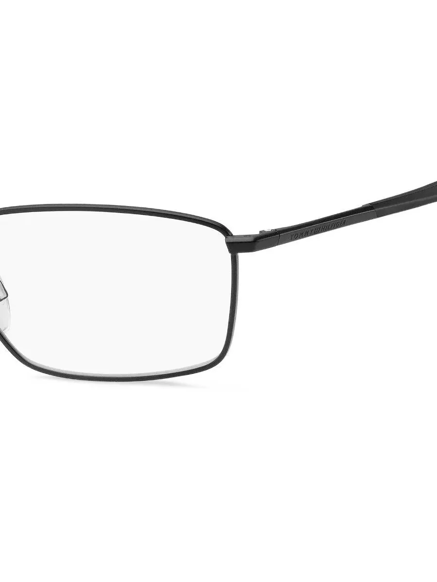 Демонстрационные прямоугольные мужские очки Tommy Hilfiger TH 1783 0003 57 — изображение 3 из 4, черный