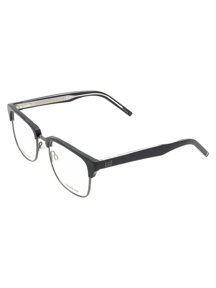 Мужские очки Tommy Hilfiger Demo Square TH 1988 0807 54 — изображение 4 из 5, черный