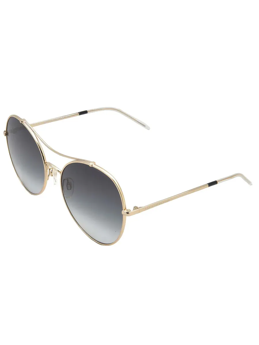 Женские солнцезащитные очки Tommy Hilfiger серого градиента модель Pilot TH 1668/S 02F7/9O 59 — изображение 4 из 5, золото