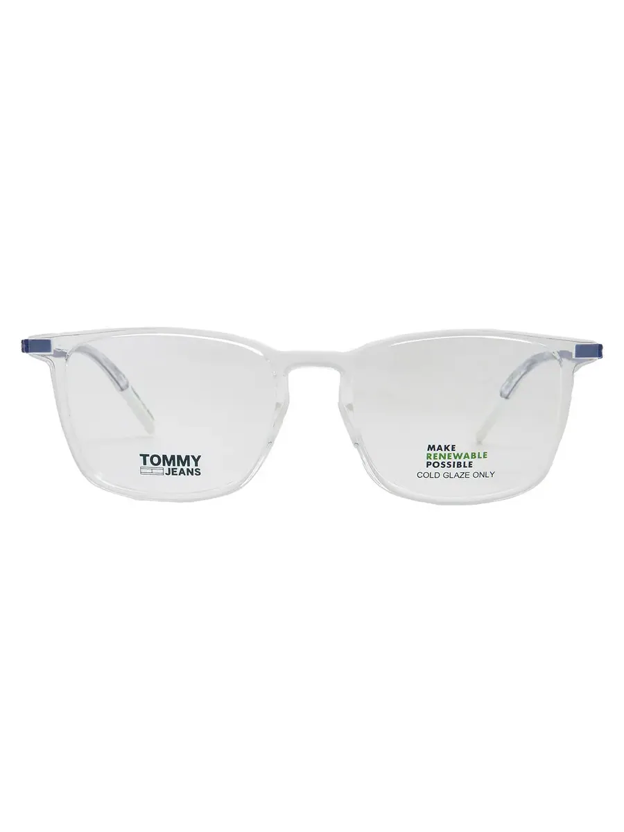 Демонстрационные квадратные очки унисекс Tommy Jeans TJ 0061 0QM4 51 — прозрачный