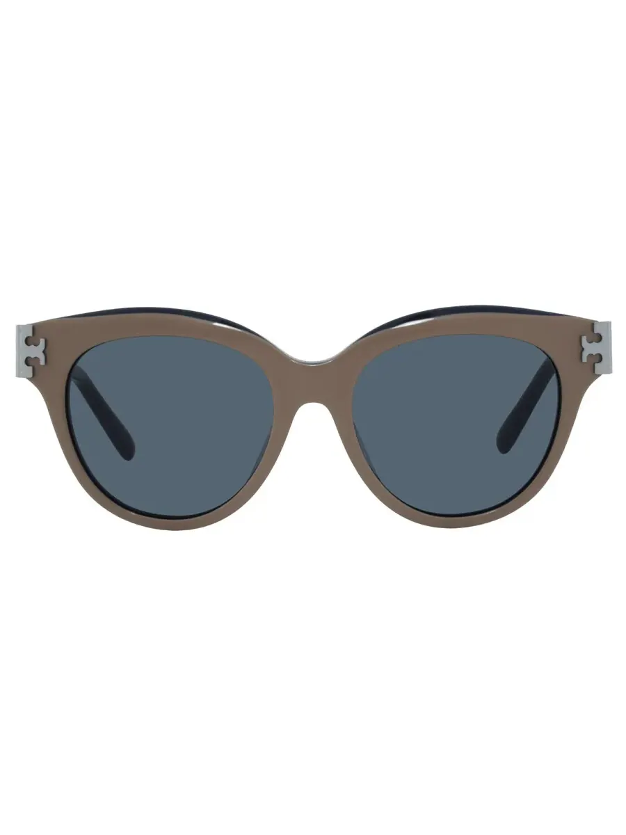 Солнцезащитные очки для женщин Tory Burch Dark Grey Phantos TY7209U 193987 53, темно-синий/коричневый — изображение 1 из 5