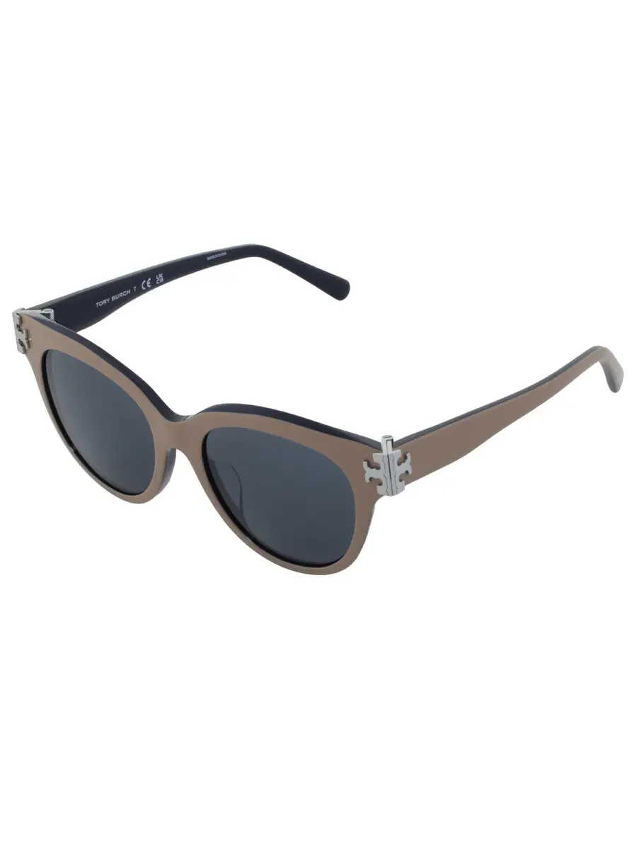 Солнцезащитные очки для женщин Tory Burch Dark Grey Phantos TY7209U 193987 53, темно-синий/коричневый — изображение 3 из 5