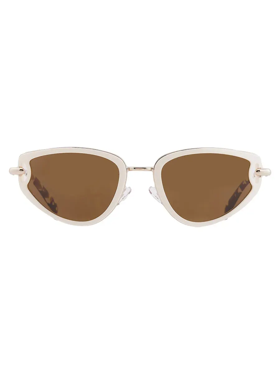 Солнцезащитные очки женские Tory Burch Ochre Cat Eye TY6115 334673 53 — изображение 1 из 5, слоновая кость