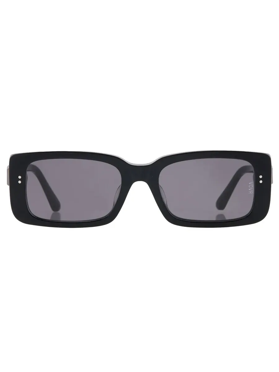 Солнцезащитные очки Vedi Vero Grey прямоугольные унисекс VRCA01 BLK 53 — черный