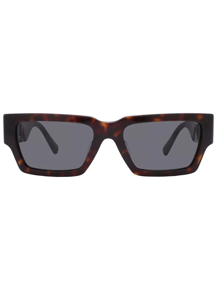 Серые прямоугольные мужские солнцезащитные очки Versace VE4459F 108/87 54 — изображение 1 из 6, серый