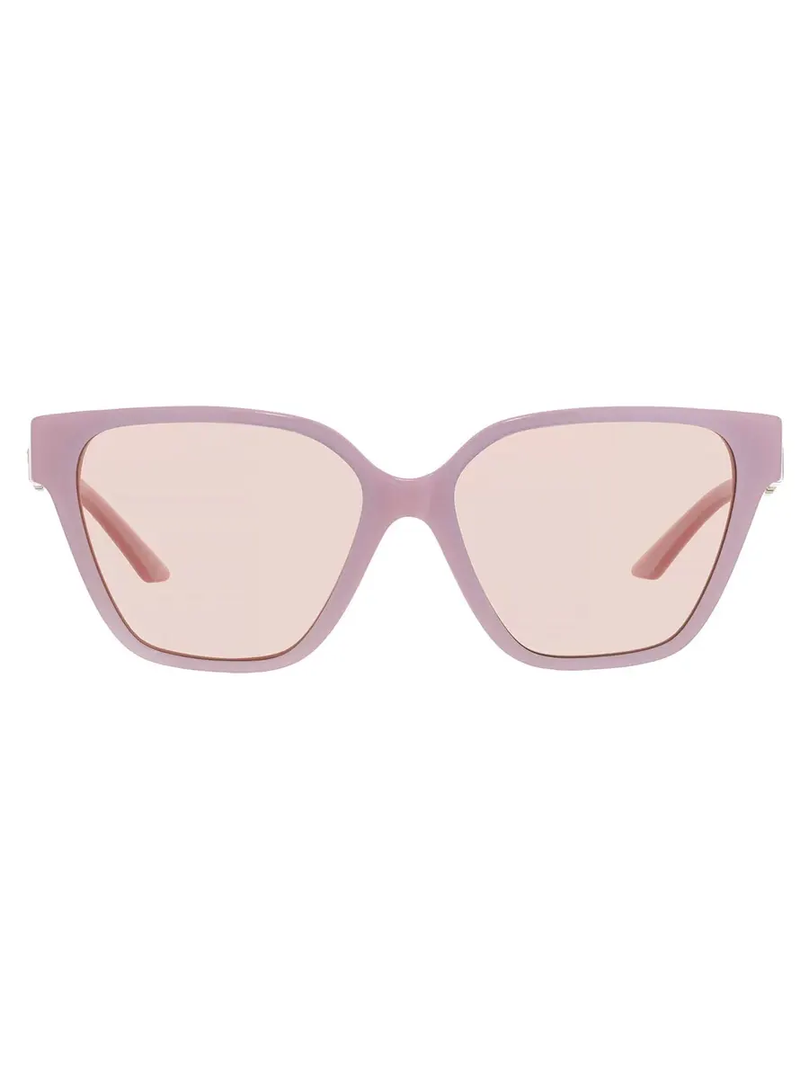 Женские солнцезащитные очки Versace Pink Mirror Silver Butterfly VE4471B 5473/5 56 — изображение 1 из 5, розовый