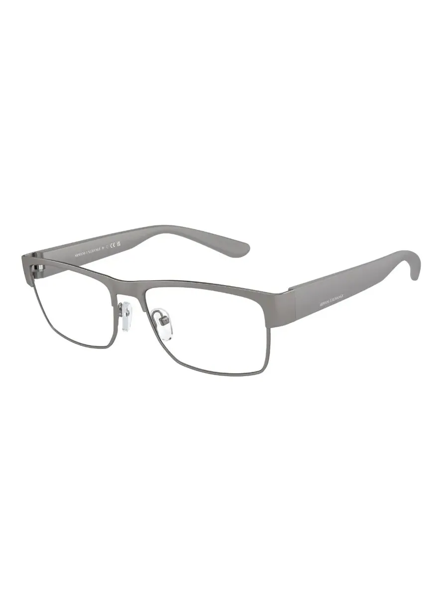 Демонстрационные прямоугольные мужские очки Armani Exchange AX1065 6003 56 — изображение 1 из 1, серый