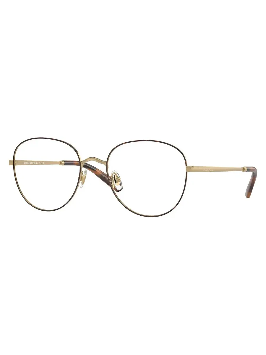 Очки для мужчин Brooks Brothers Demo Oval BB1111 1039 53 — изображение 1 из 1, золотистый/темный
