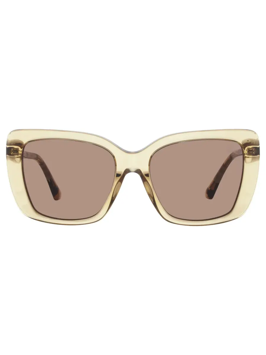 Женские солнцезащитные очки Burberry Brown Butterfly BE4456 416773 54 — изображение 1 из 1, бежевый/бежевый