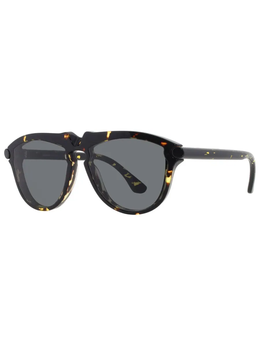 Мужские солнцезащитные очки Burberry Dark Grey Pilot BE4417U 410687 58 — изображение 2 из 5, коричневый