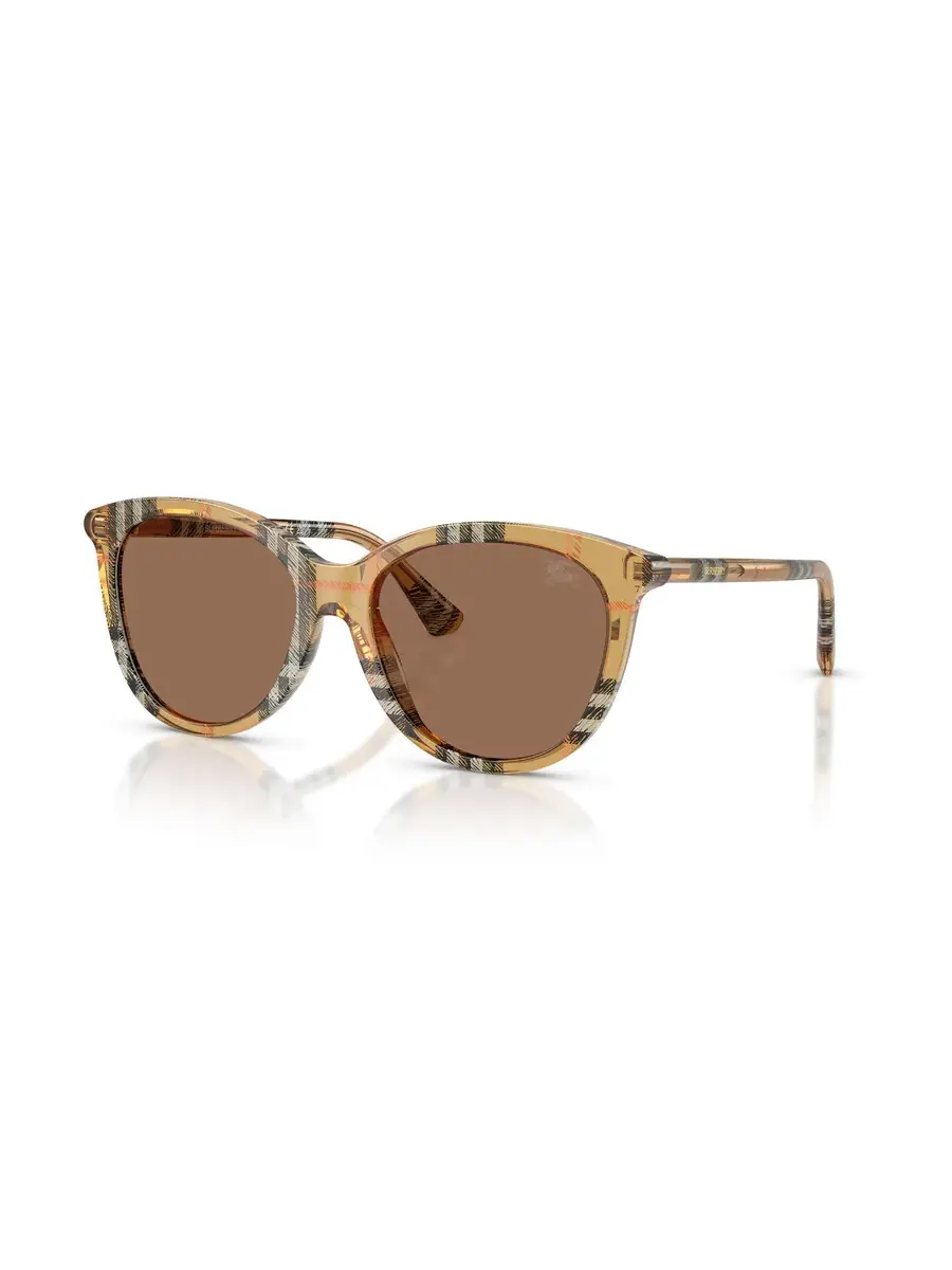 Очки для женщин Burberry Phantos темно-коричневые BE4455 416373 55 — изображение 1 из 1, песочный