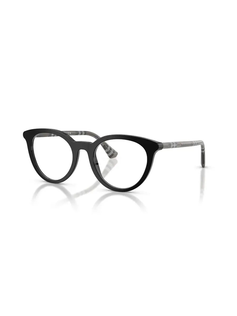 Женские очки Burberry Demo Oval BE2429 4165 50 — изображение 1 из 1, черный