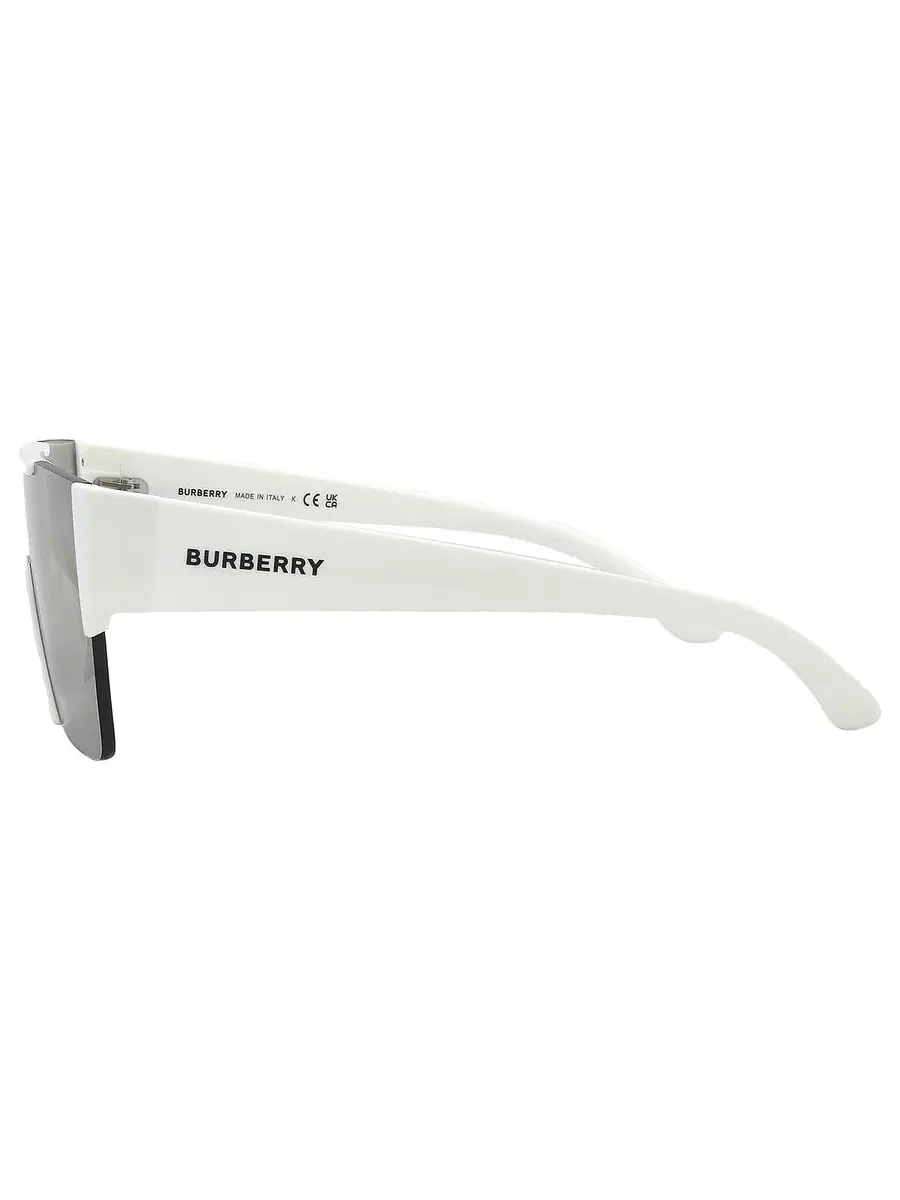 Мужские солнцезащитные очки Burberry серые / Burberry серебристые / золотой щит BE4291 3007H 138 — изображение 3 из 5