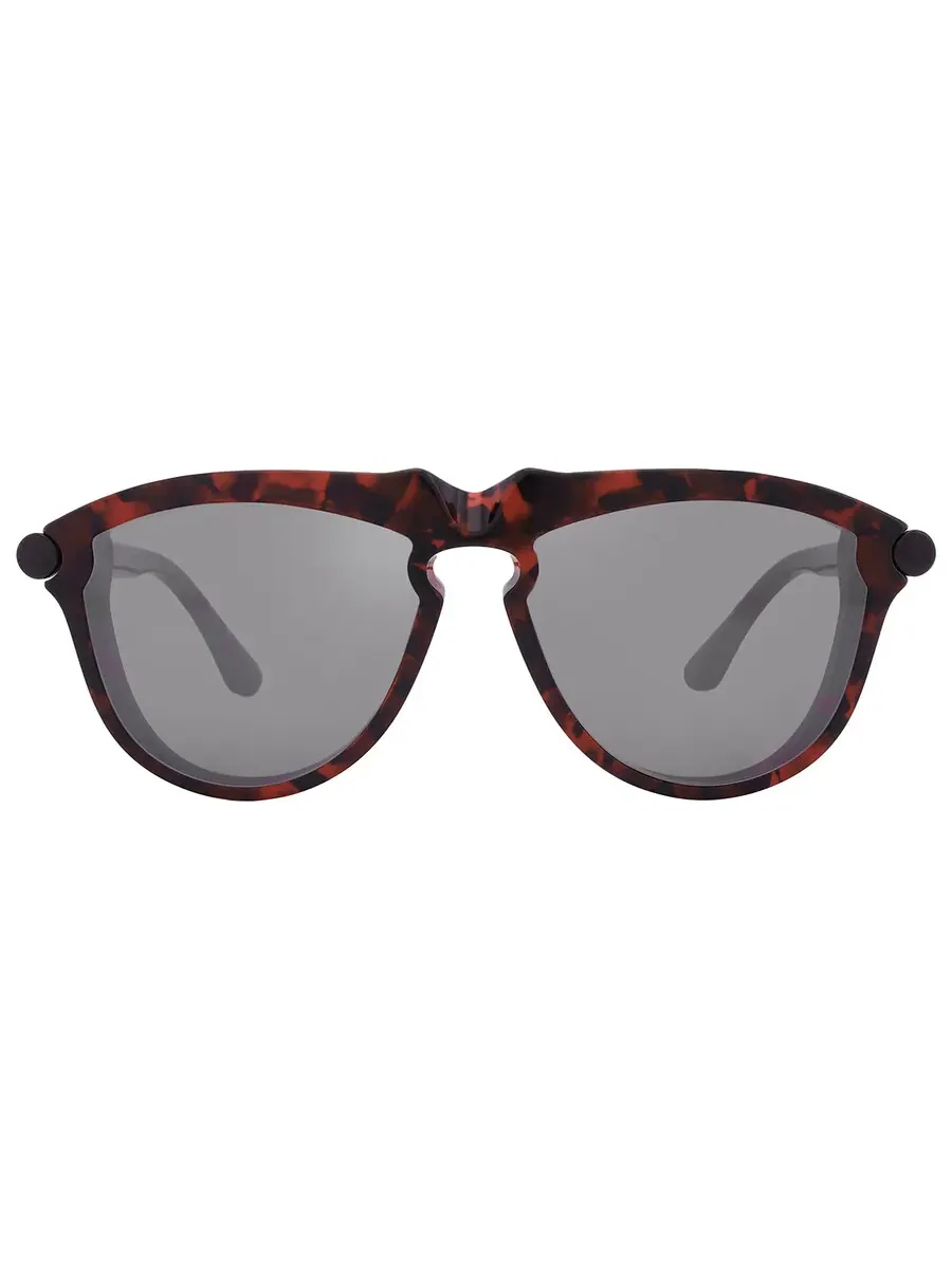 Мужские солнцезащитные очки Burberry Grey Mirror Silver Pilot BE4417U 41036G 58 — изображение 1 из 6, красный