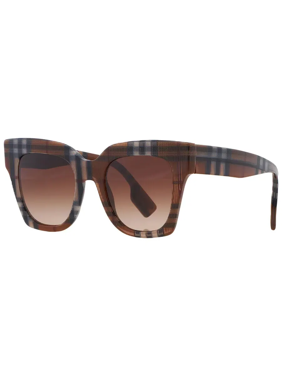 Солнцезащитные очки для женщин Burberry Kitty Brown Gradient Cat Eye BE4364 396713 49 — изображение 5 из 6, коричневый
