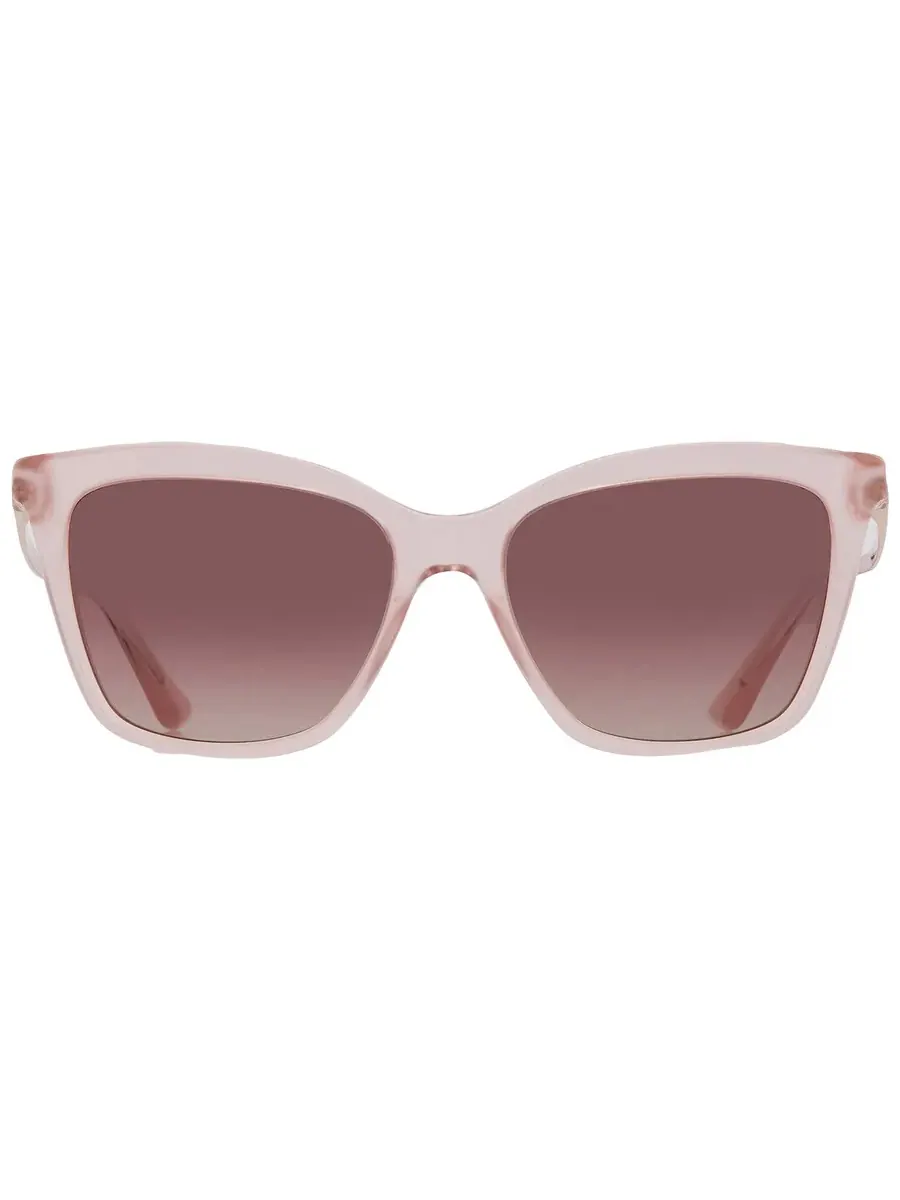 Женские солнцезащитные очки Bvlgari Brown Gradient Purple Cat Eye BV8257 5527E2 54 — изображение 1 из 4, прозрачный розовый