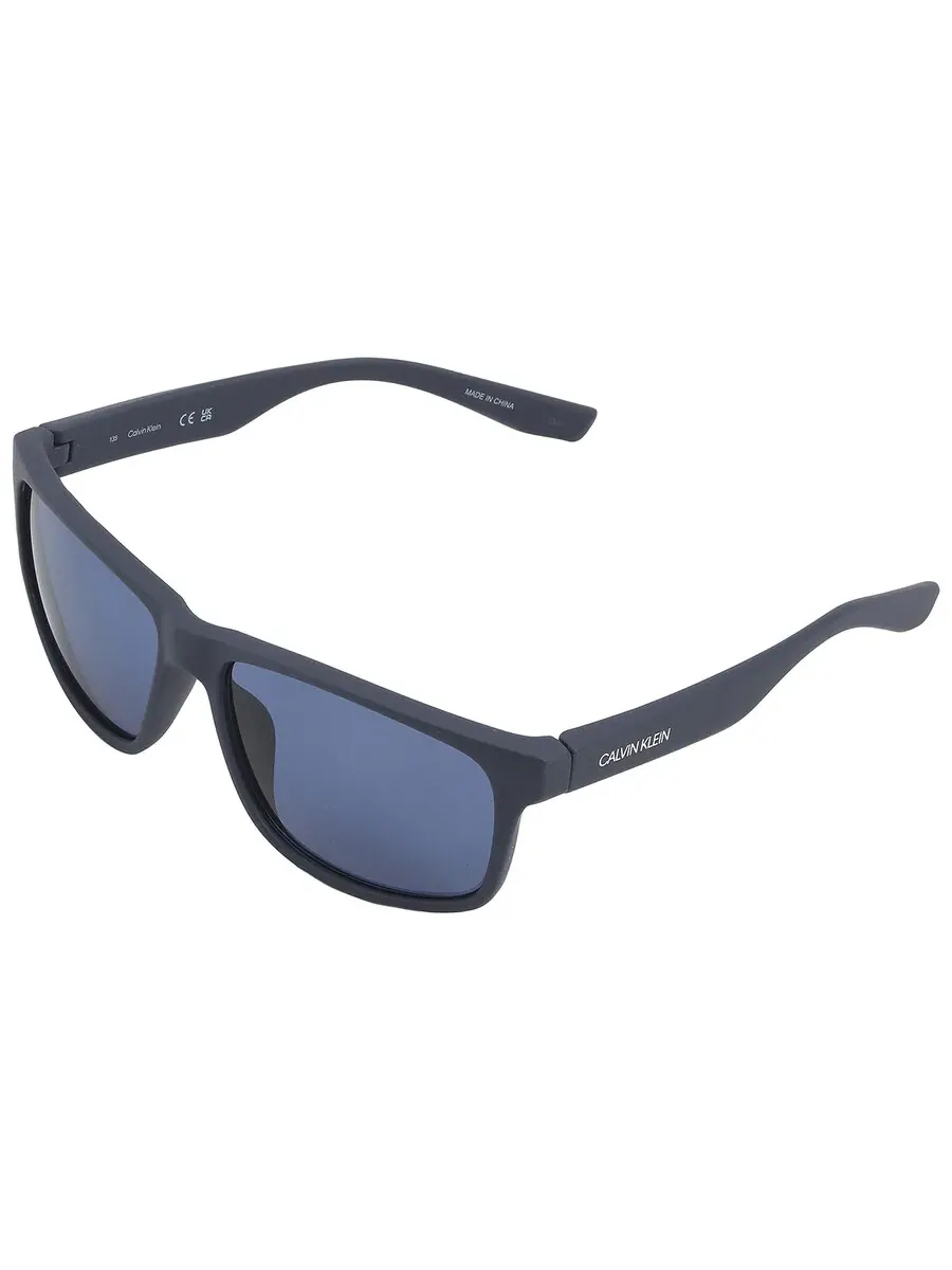 Мужские прямоугольные солнцезащитные очки Calvin Klein Blue CK19539S 410 59 — изображение 3 из 5, темно-синий
