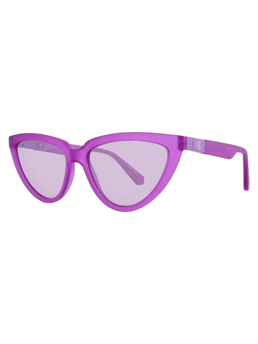 Женские солнцезащитные очки Calvin Klein Purple Cat Eye CKJ23658S 540 56 — изображение 2 из 4, фиолетовый