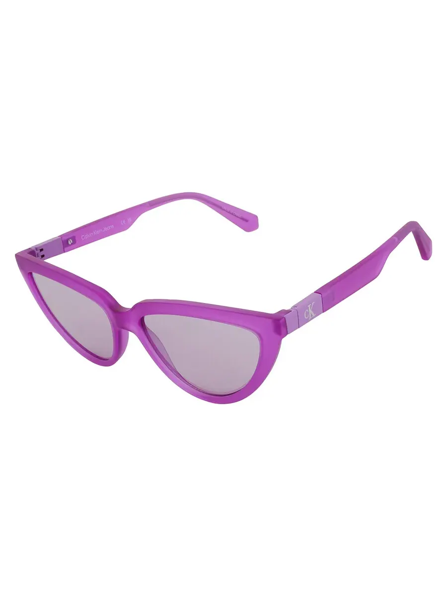 Женские солнцезащитные очки Calvin Klein Purple Cat Eye CKJ23658S 540 56 — изображение 3 из 4, фиолетовый