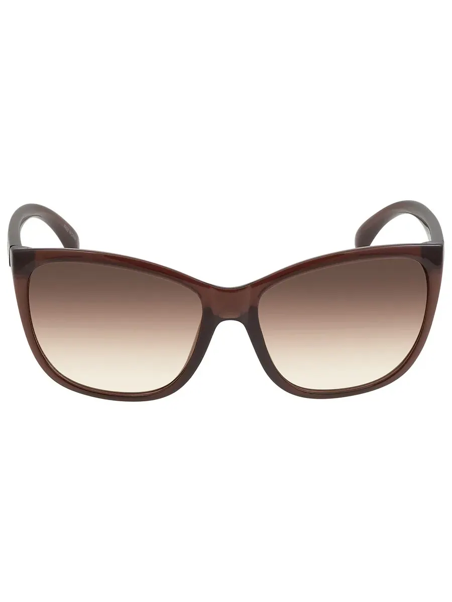 Женские солнцезащитные очки Calvin Klein Brown Gradient Square CK19565S 210 60 — изображение 1 из 3, коричневый
