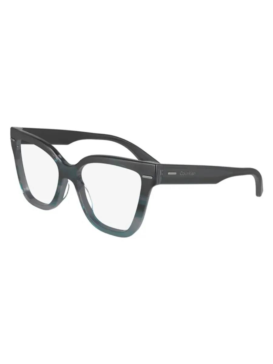 Женские очки Calvin Klein Demo Butterfly CK23543 416 54 — изображение 2 из 3, синий
