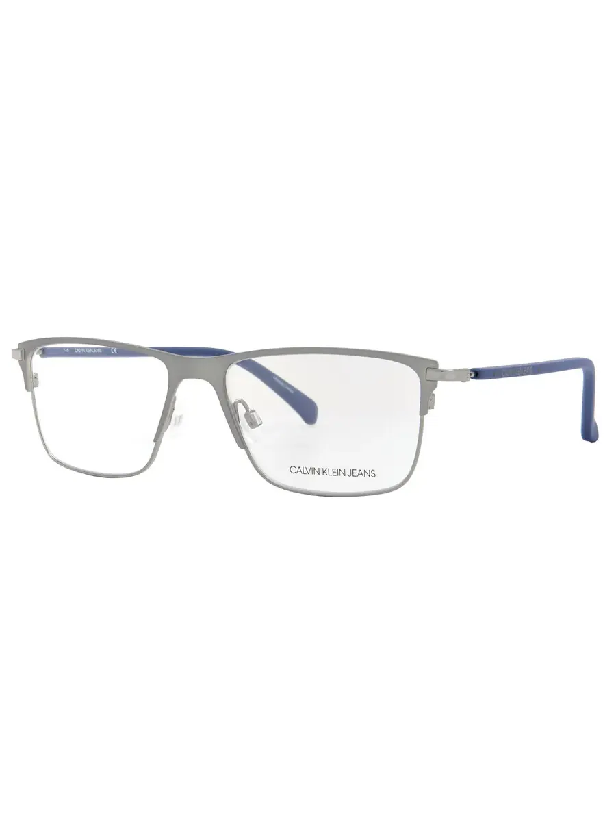 Мужские очки Calvin Klein Demo Rectangular CKJ21400 008 54 — изображение 2 из 4, серый